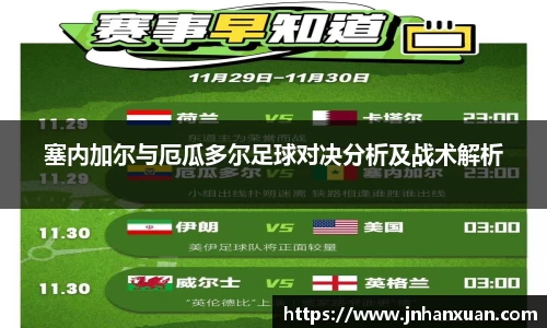塞内加尔与厄瓜多尔足球对决分析及战术解析